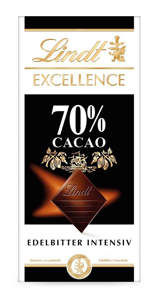 

Темный шоколад Lindt Excellence 70%, 100г
