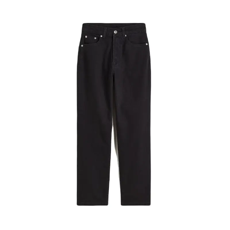 

Джинсы H&M Slim Straight High Ankle, черный