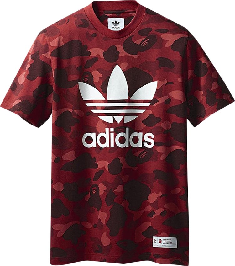 BAPE x adidas adicolor T Shirt Raw Red CDEK.Shopping