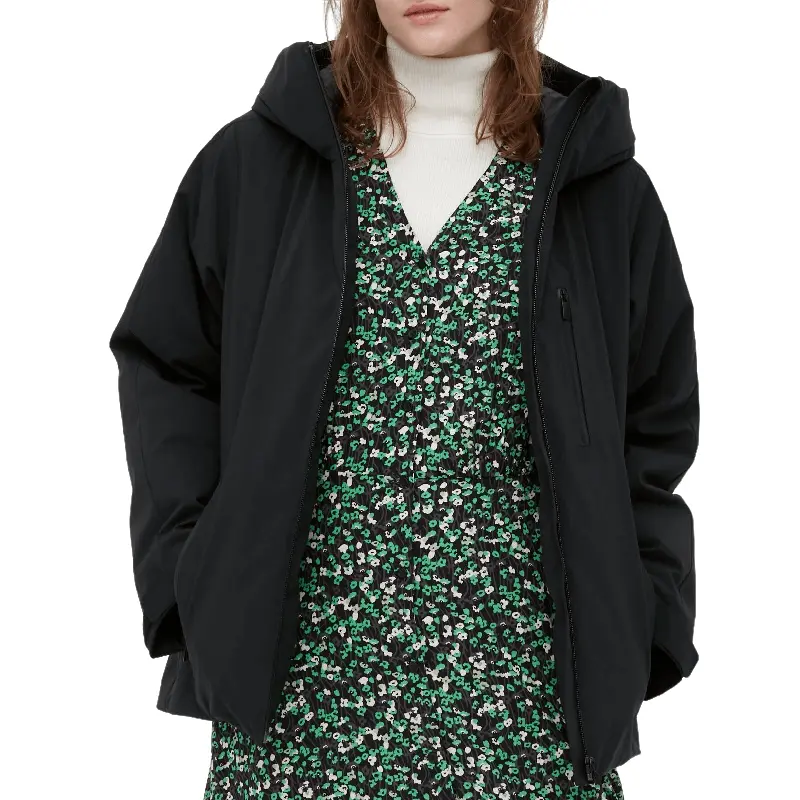 

Пуховик Uniqlo Hybrid down, черный