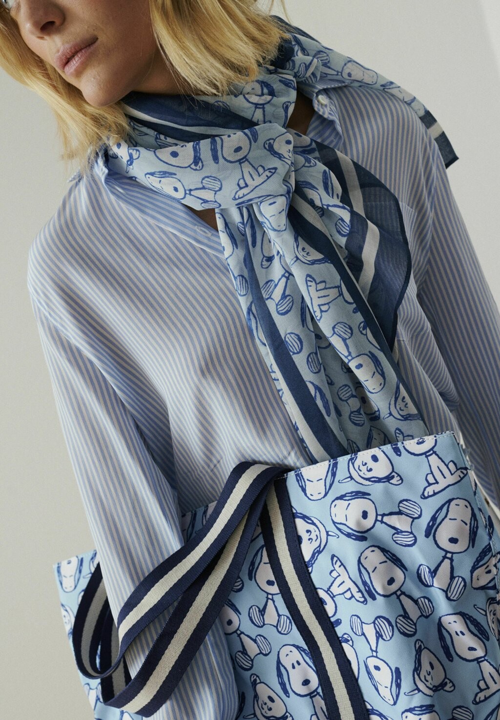 

Шарф PEANUTS MIT SNOOPY PRINT Codello, цвет blau