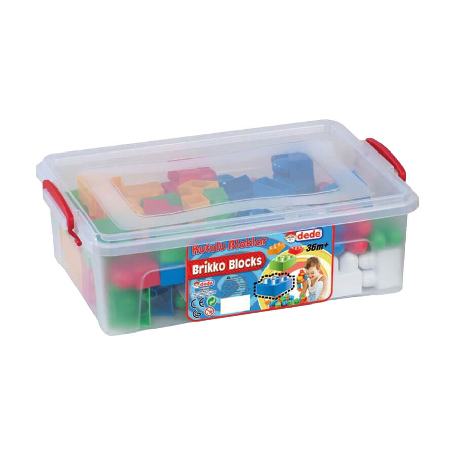 

Конструктор Dede Big Blocks in a Case 72 Pcs