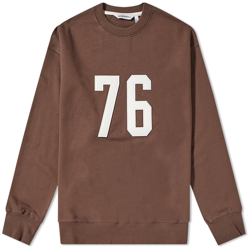 

Толстовка Uniform Bridge Vintage 76 Patch Crew Sweat, Коричневый