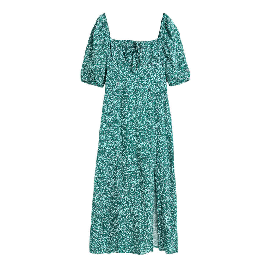 

Платье H&M Cotton, бирюза/Цветы