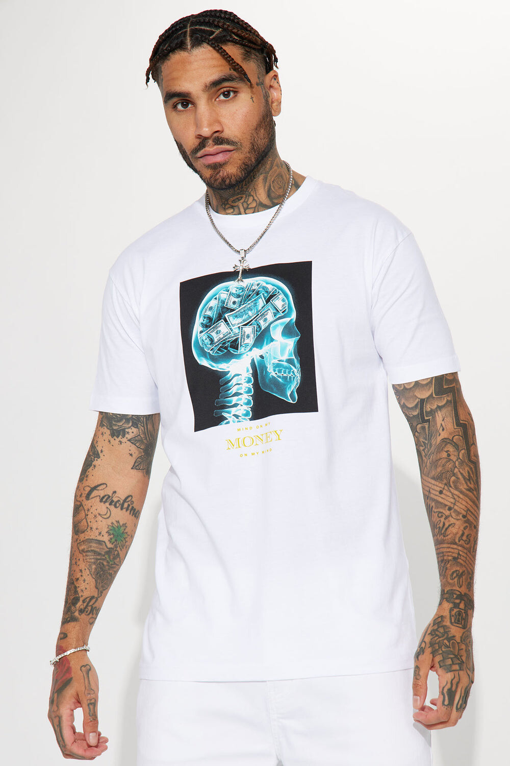 

Футболка Fashion Nova SPDN2283M, белый