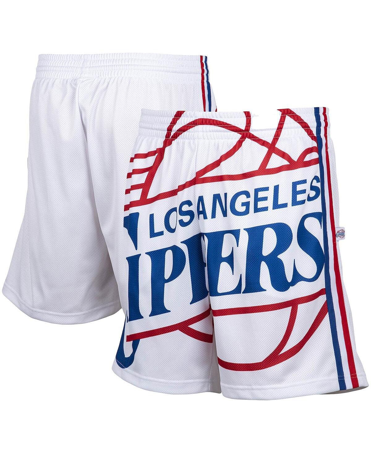 

Мужские белые шорты la clippers hardwood classics big face 2.0 Mitchell & Ness, белый