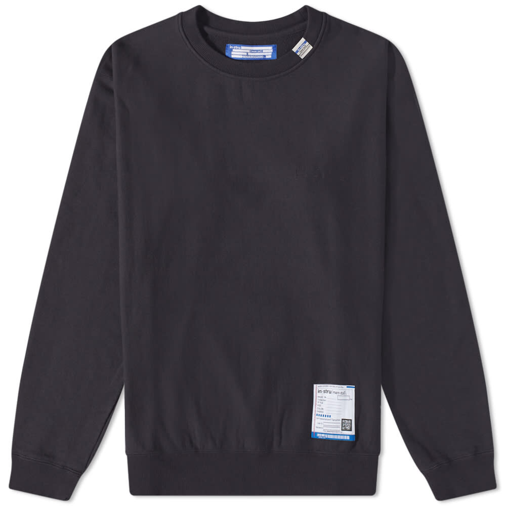 

Джемпер Instrumental by Mihara Embroidered Crew Sweat