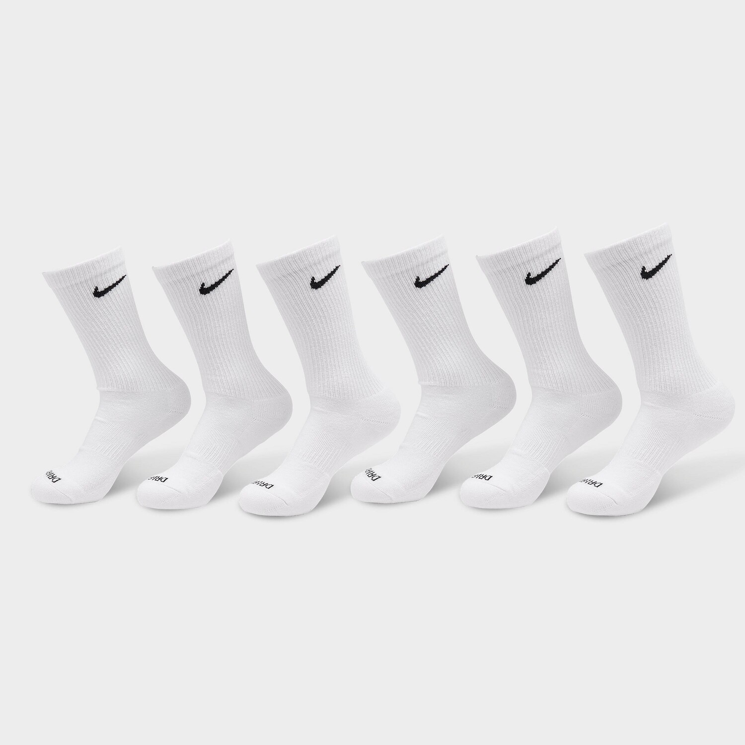 

Носки для тренинга Nike Everyday Plus Cushioned Crew (6 шт.), белый