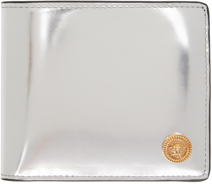 

Серебряный кошелек с изображением Медузы Versace