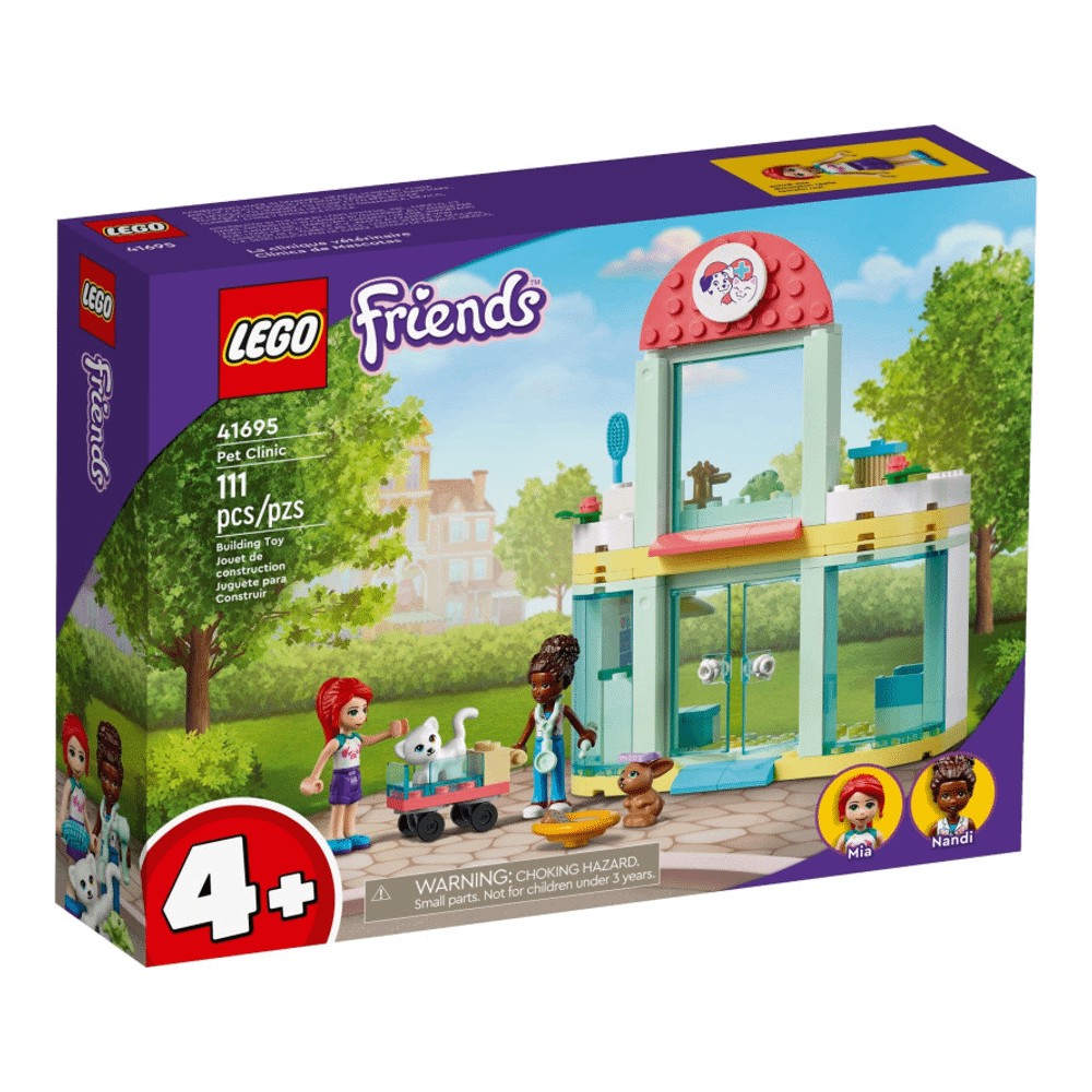 цена Конструктор LEGO Friends 41695 Ветеринарная клиника