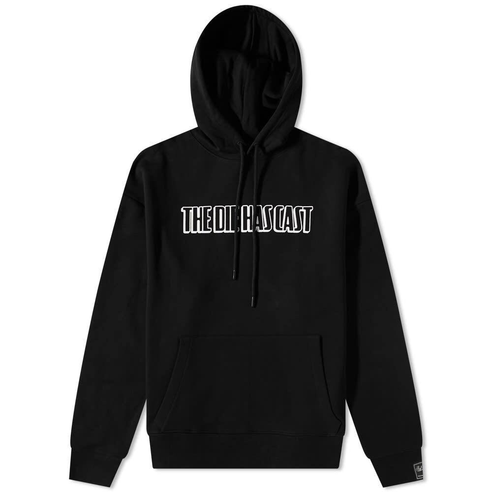 

Толстовка Raf Simons Die Has Cast Print Popover Hoody, Черный