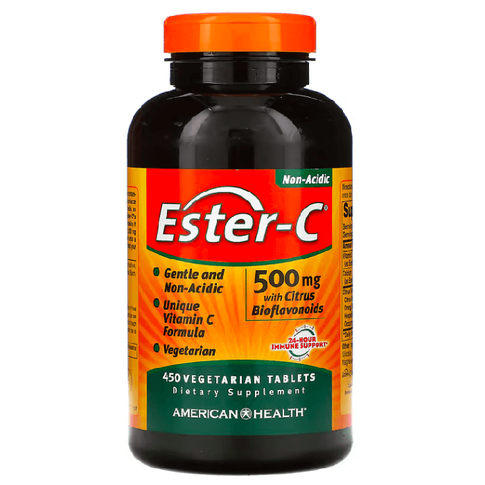 Витамин C American Health Ester-C 500 мг, 450 капсул витамин c ester c american health 1000 мг 90 таблеток