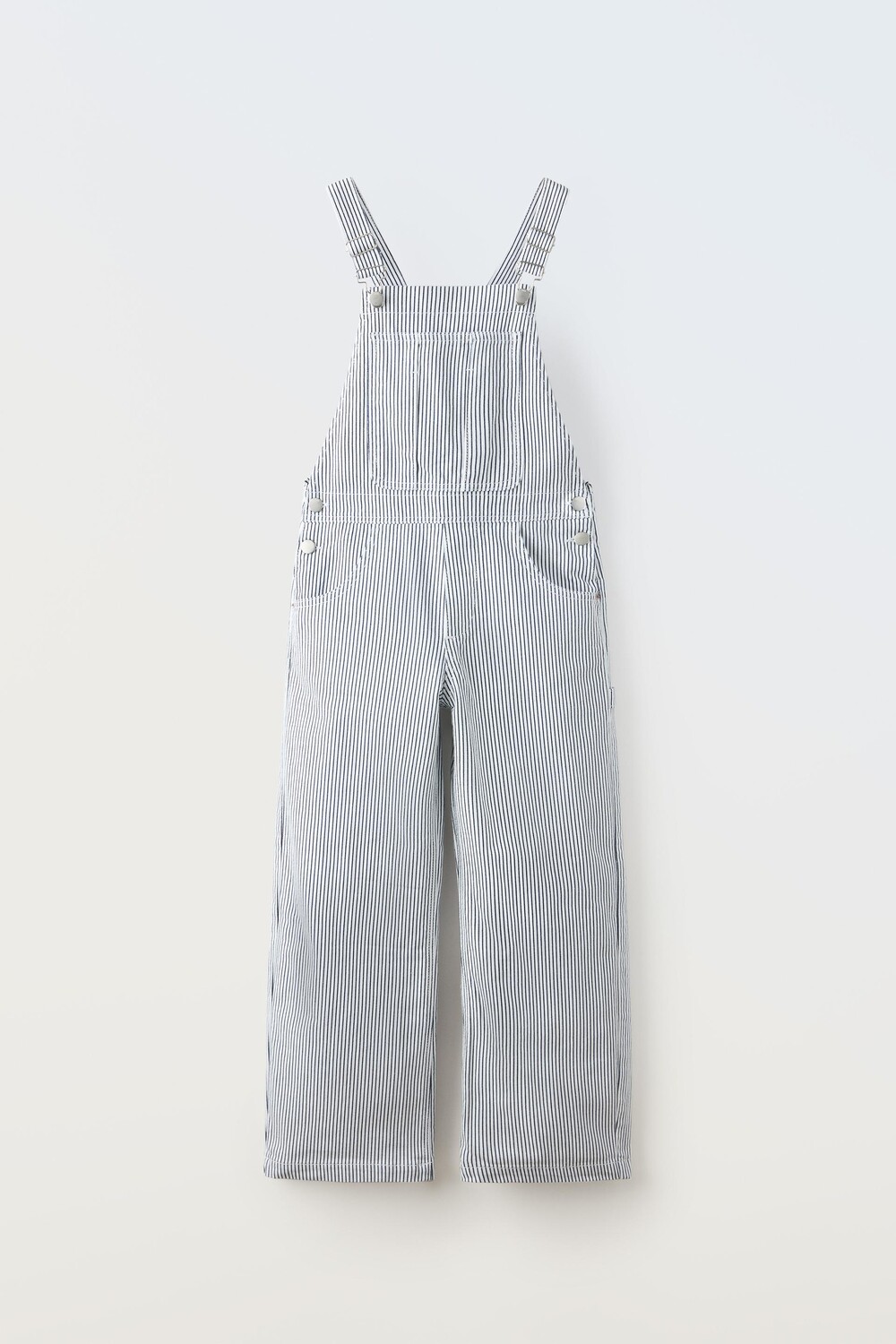 

Комбинезон Zara Striped Denim Long, серый