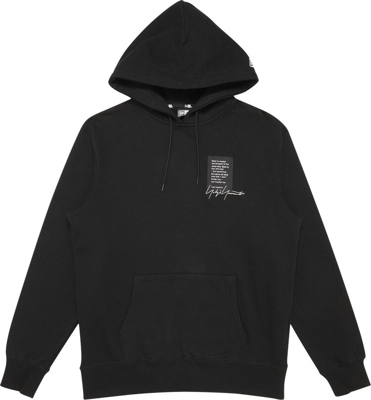 

Худи Yohji Yamamoto Pour Homme x New Era Logo Hoodie 'Black', черный