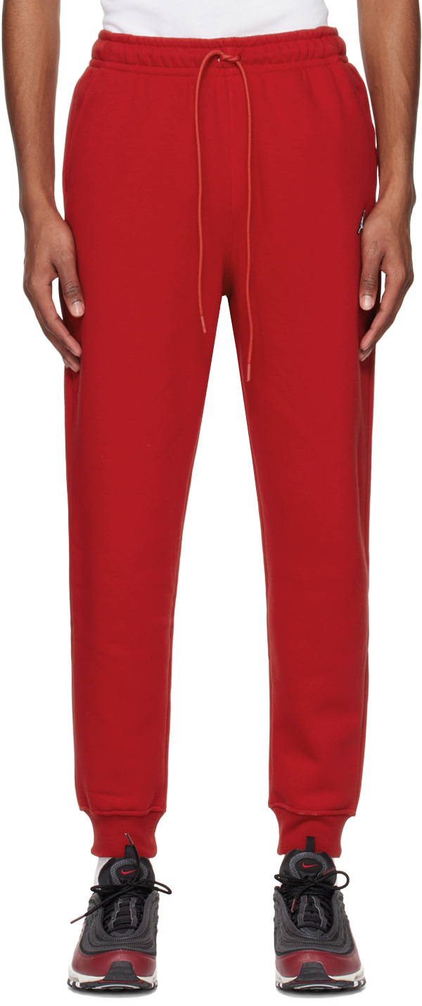 Красные брюки для отдыха Brooklyn Nike Jordan штаны nike jordan brooklyn красный
