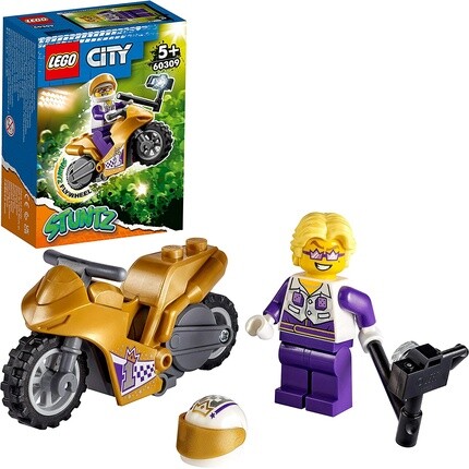 

Конструктор Lego 60309 City Stuntz Flywheel Driven Selfie Stunt Bike Stunt Show Set