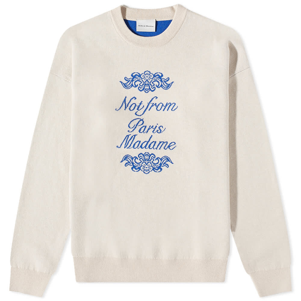 

Толстовка Drôle de Monsieur Not From Paris Madame Ornament Crew Sweat, Серый