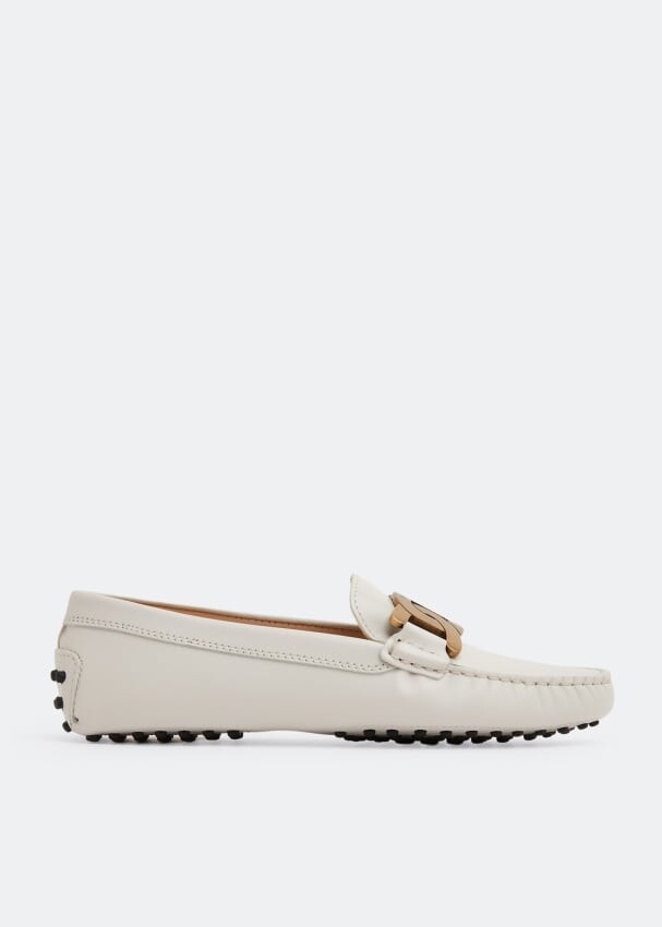 

Лоферы TOD'S Kate Gommino driving loafers, белый
