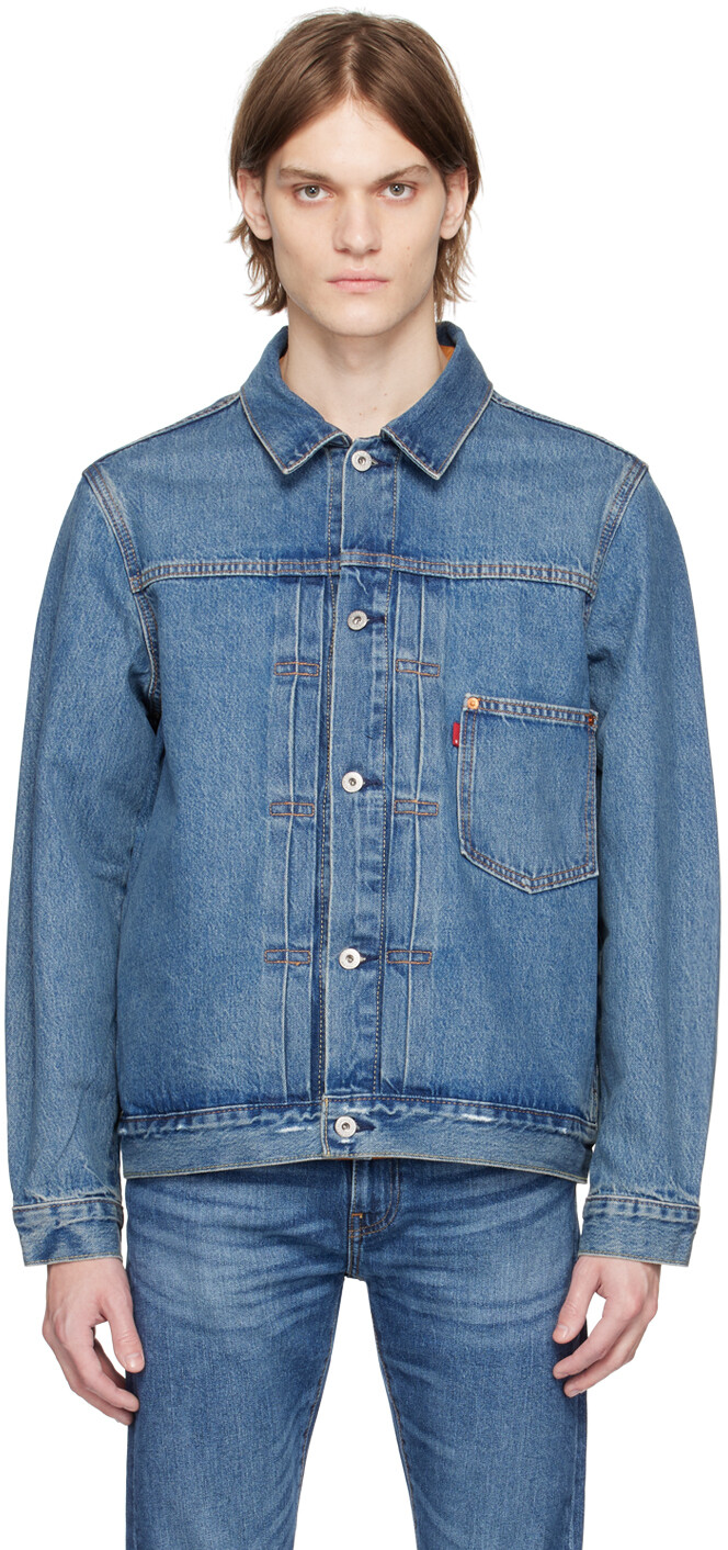 

Джинсовая куртка Trucker Indigo Type 1 Levi's, Синий