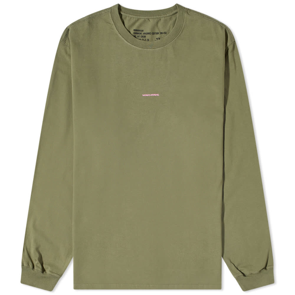 

Футболка Maharishi Long Sleeve Micro Maharishi Tee, Серый