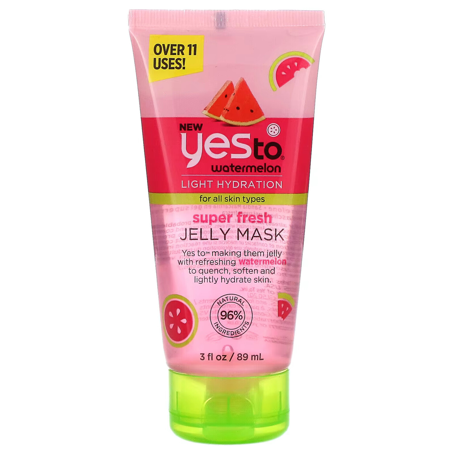 

Yes To, Super Fresh Jelly Beauty Mask, арбуз, 89 мл (3 жидк. Унции)