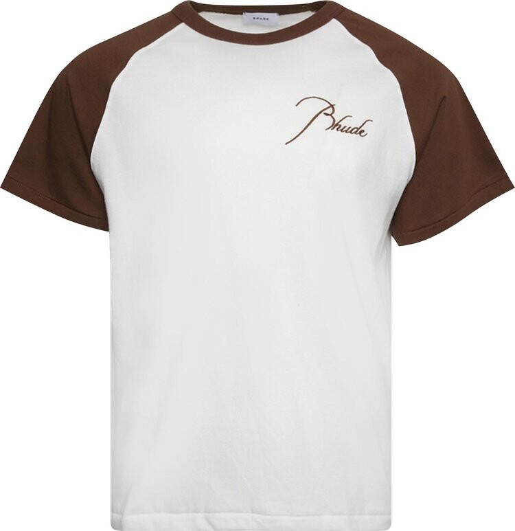 

Футболка Rhude Raglan Tee 'Brown', коричневый