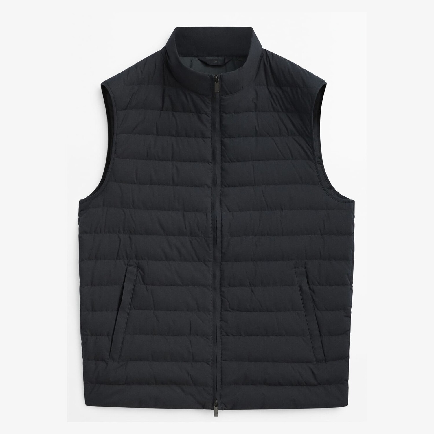 

Жилет Massimo Dutti With Down And Feather Filling, темно-синий