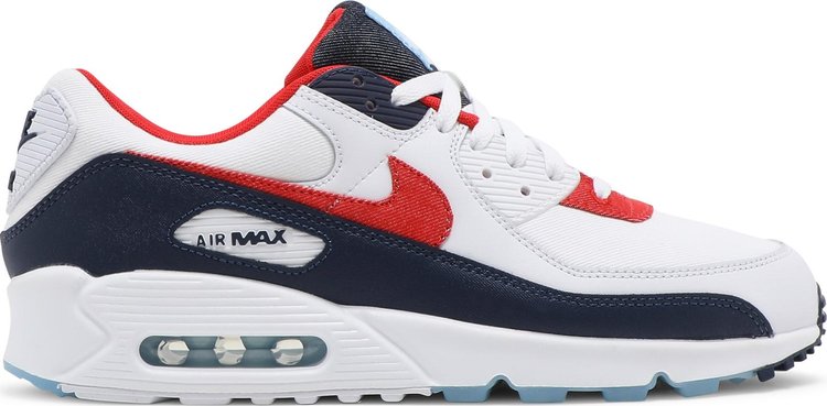 Кроссовки Nike Air Max 90 'USA Denim', белый