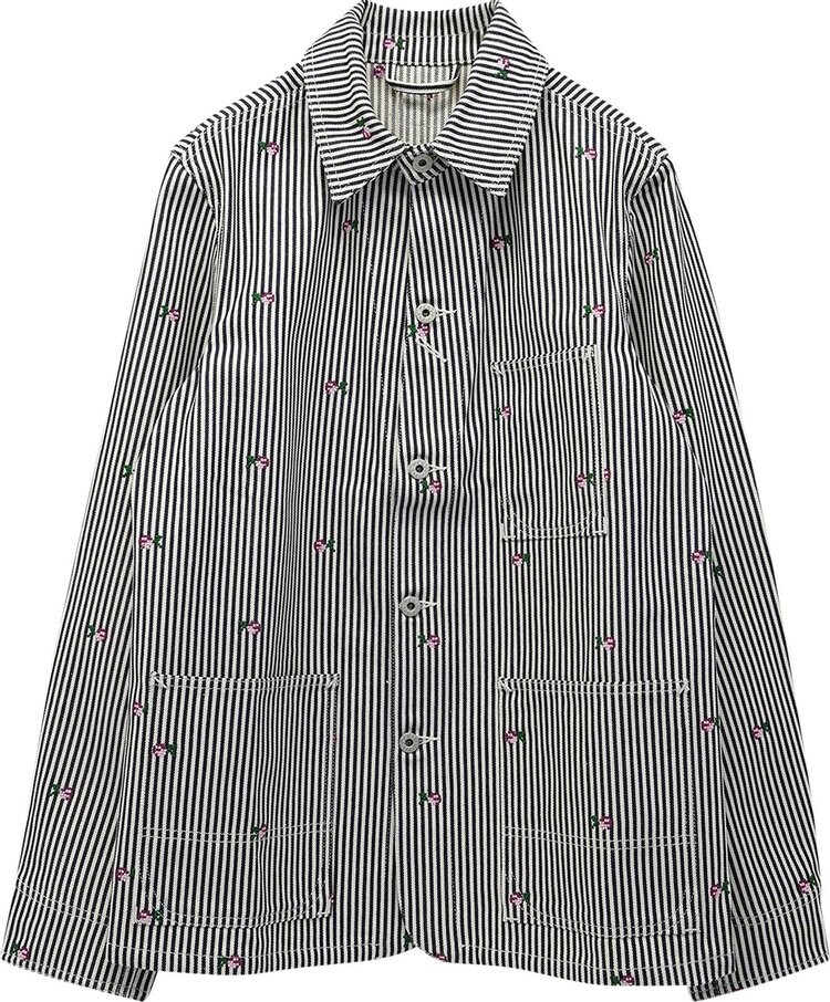 

Куртка Kenzo Pixel Stripe Denim Jacket 'Blue Denim', синий