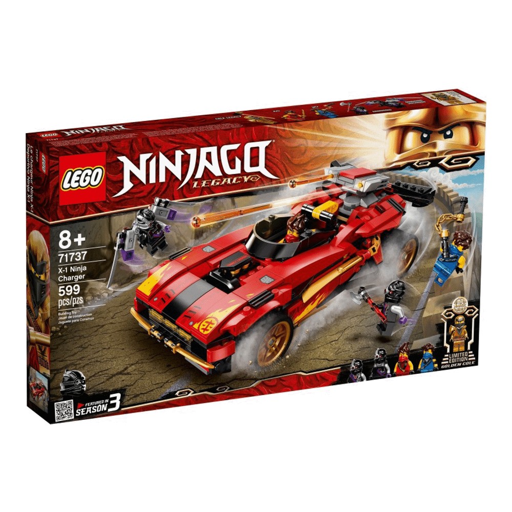 Конструктор LEGO Ninjago 71737 Ниндзя-перехватчик Х-1 – купить из-за границы  через сервис «CDEK.Shopping»