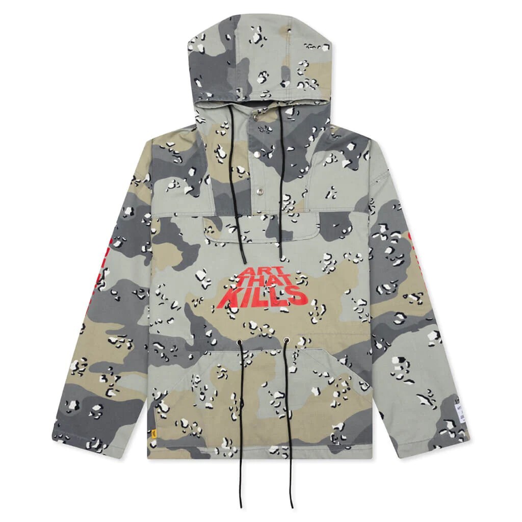 

Анорак Grey Storm Camo Gallery Dept., камуфляж серый шторм