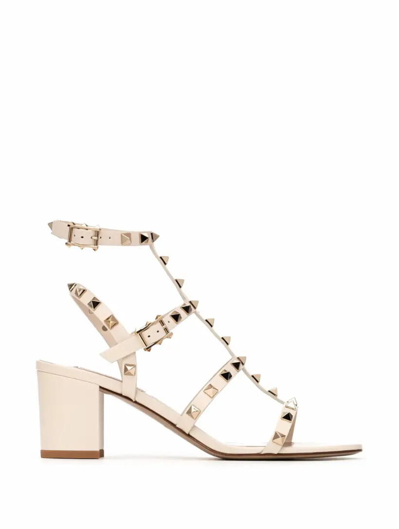 

Кожаные босоножки Rockstud Valentino