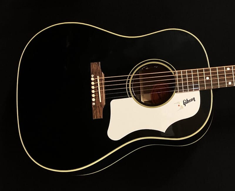 

J-45 Special 1960-х годов — черное дерево Gibson 60s J-45 -Ebony