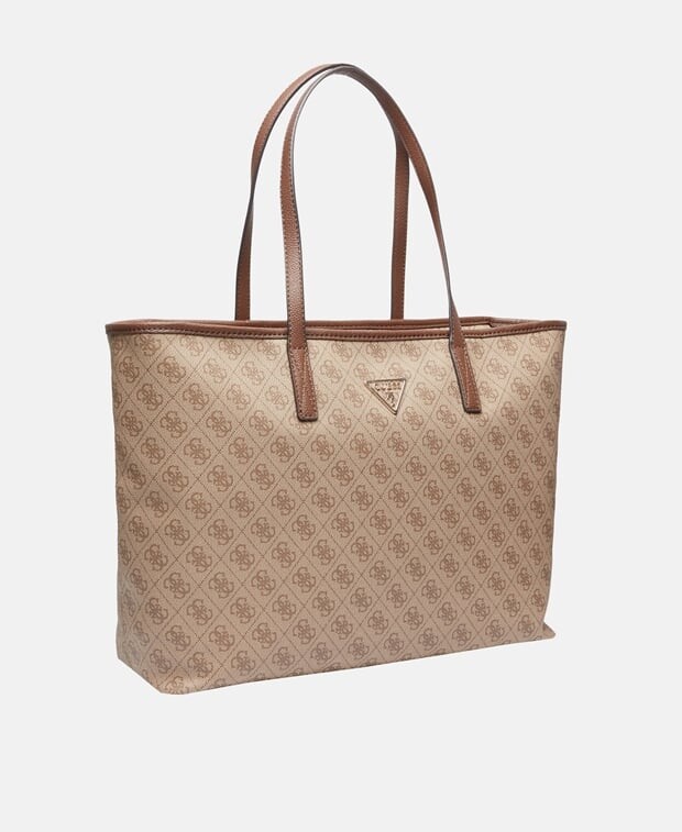 

Сумка-тоут из кожи Guess, коричневый
