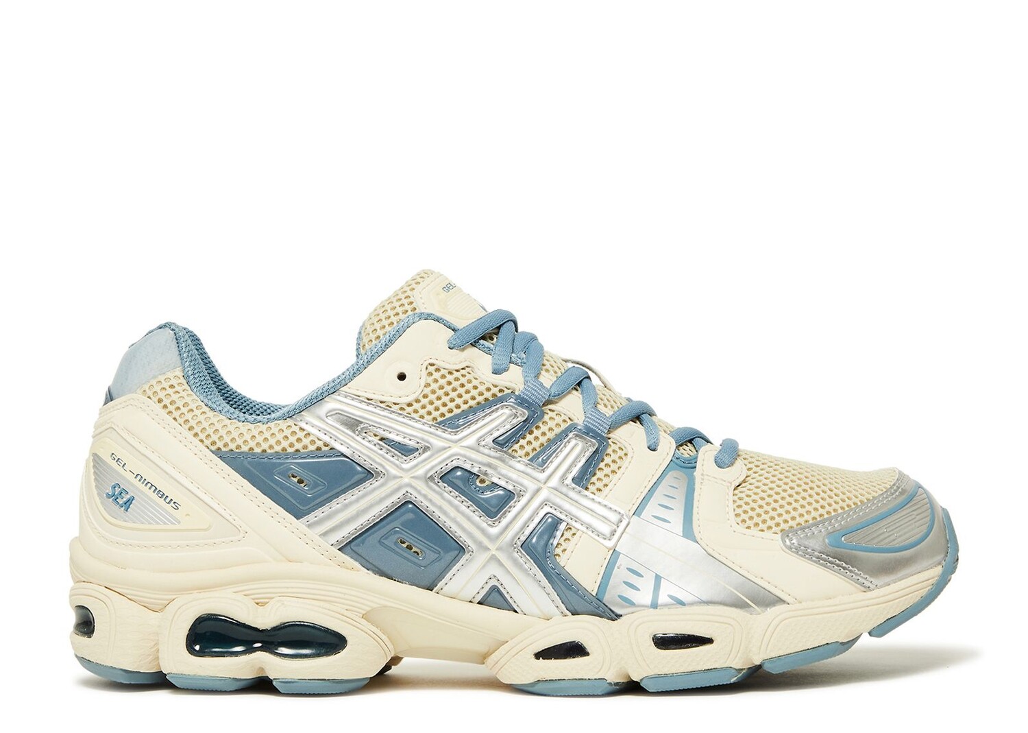 

Кроссовки ASICS Wind And Sea X Gel Nimbus 9 'Cream Blue', кремовый, Бежевый