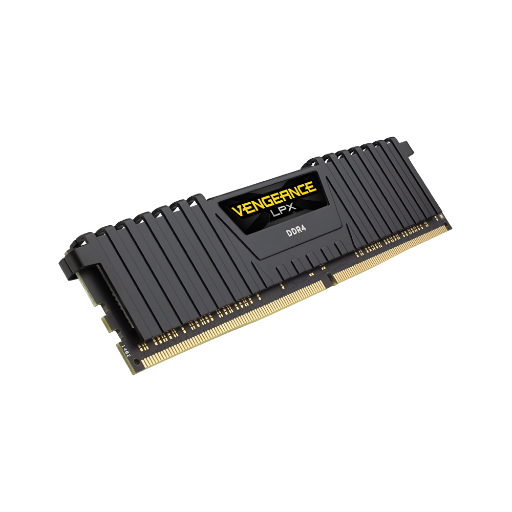 Оперативная память Corsair Vengeance LPX, 8 Гб (1x8 ГБ), DDR4 3000 Мгц, черный микросхема m50560 001p