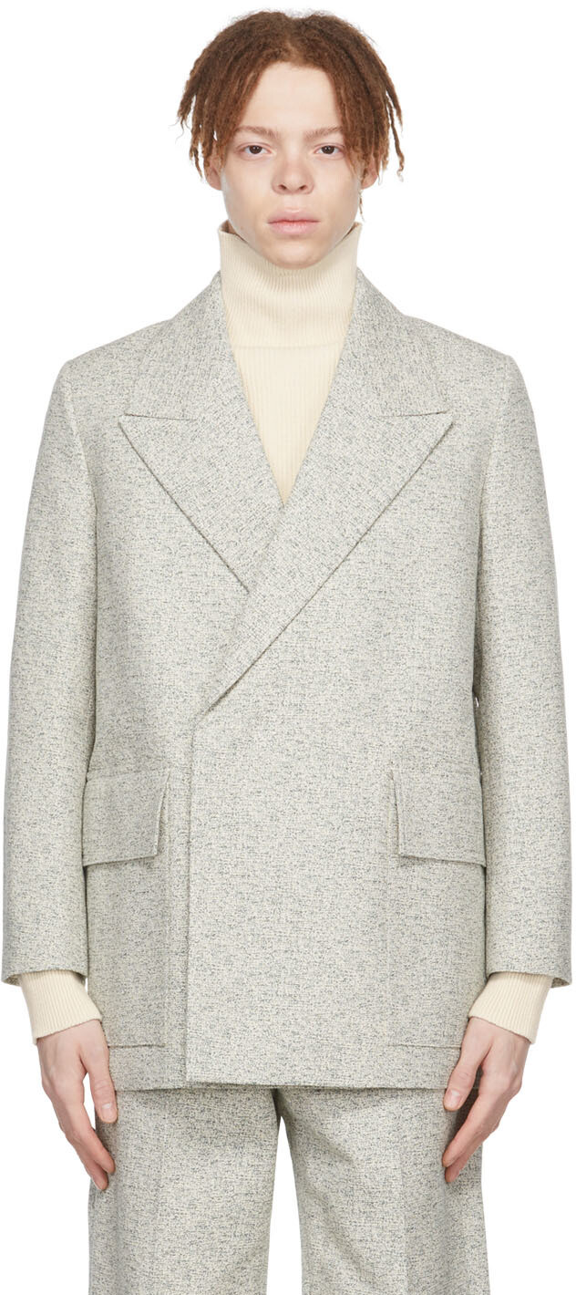 

Эксклюзивный хлопковый пиджак SSENSE Off-White Jil Sander