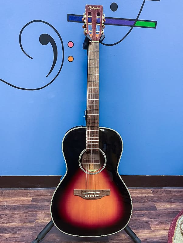 Акустическая гитара Takamine GY51E-BSB Sunburst Parlor Acoustic w/Takamine Gig Bag цена и фото