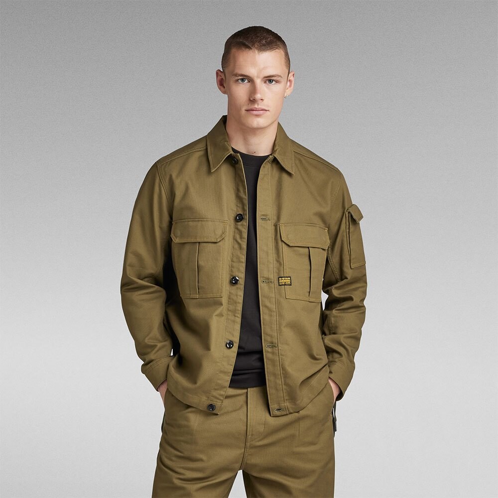 

Рубашка G-Star 2 Pocket Relaxed, зеленый