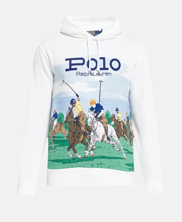 

Худи с капюшоном Polo Ralph Lauren, белый