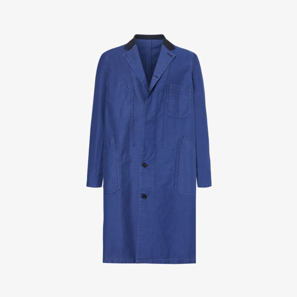 

Пальто из молескина sac Sacai, синий