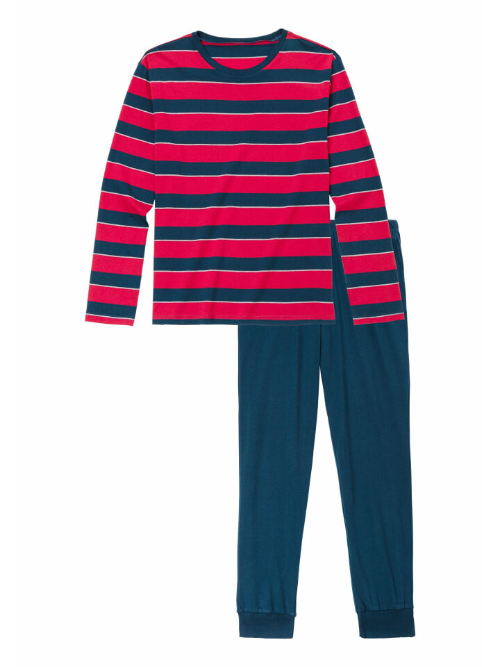 

Пижама HIS, цвет rot-navy-gestreift, navy