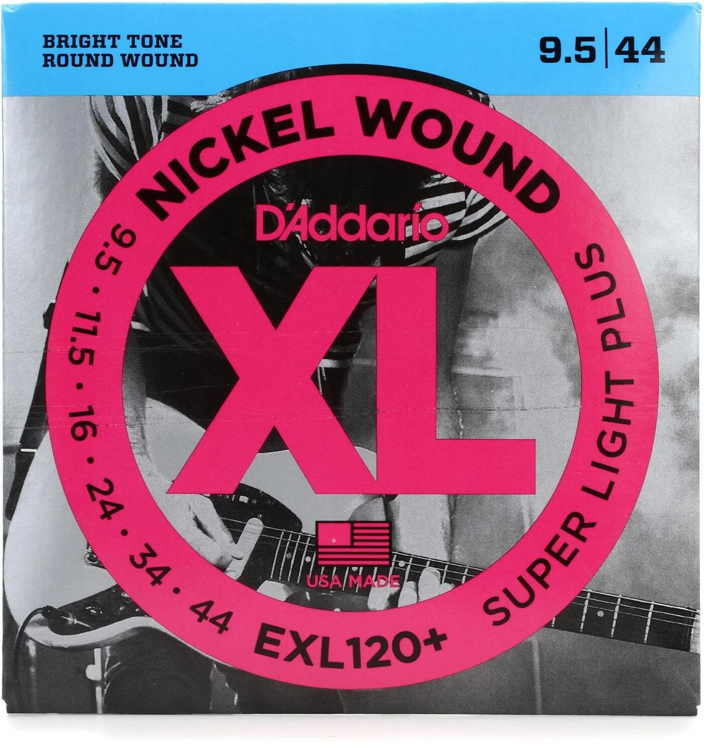 

Электрические струны D'Addario EXL120+ с никелевой обмоткой - .0095-.044 Super Light Plus