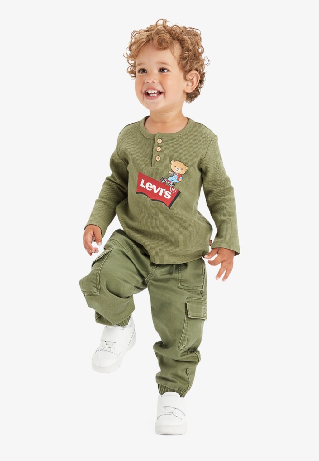 

Брюки-карго REALXED BABY DOBBY Levi's, цвет olivine