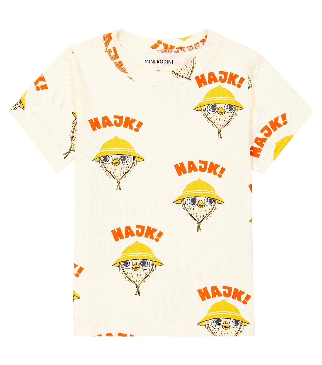 

Футболка из хлопкового джерси Hike Mini Rodini, мультиколор
