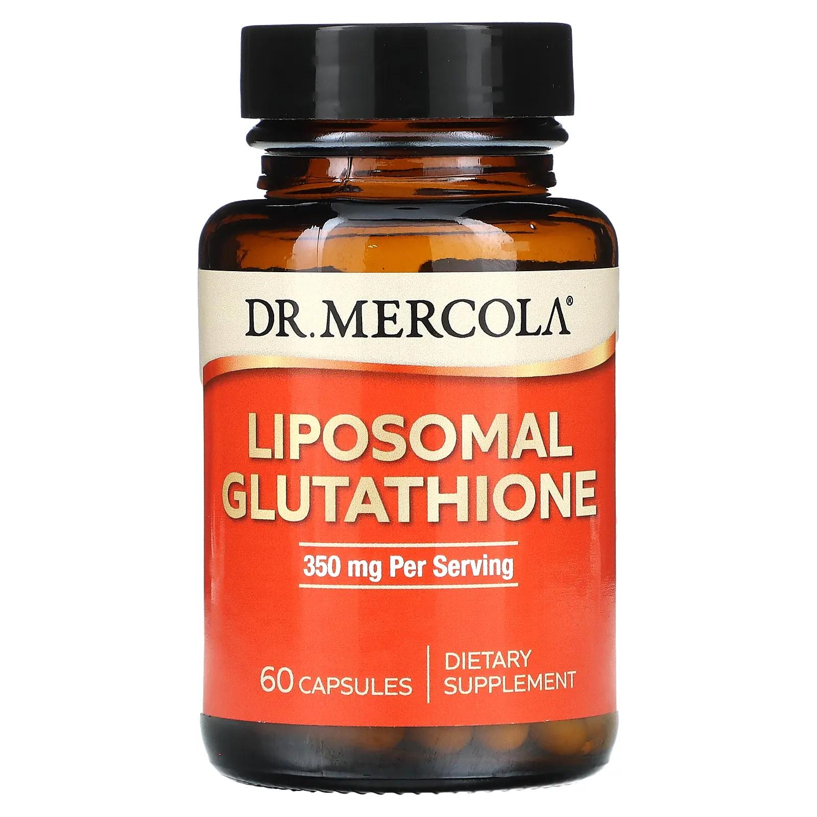 Dr. Mercola Липосомальный глутатион 175 мг 60 капсул dr mercola липосомальный коэнзим q10 100 мг 30 капсул