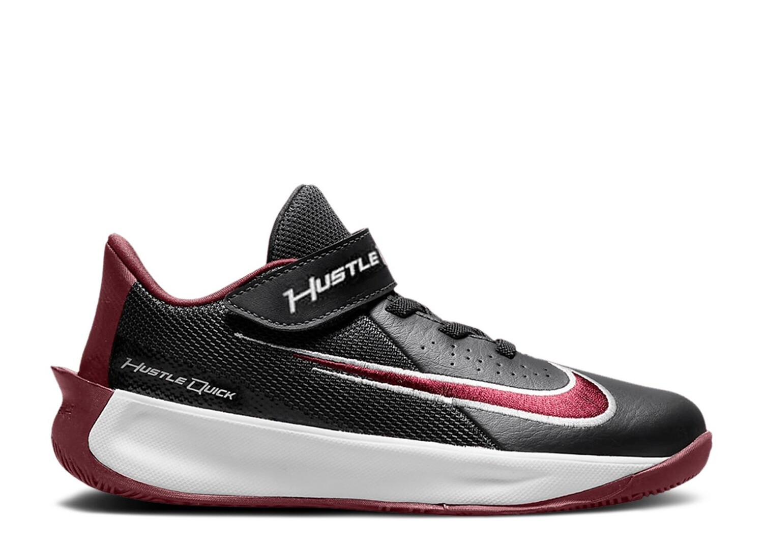 

Кроссовки Nike Team Hustle Quick 3 Ps 'Dark Smoke Grey Beetroot', серый