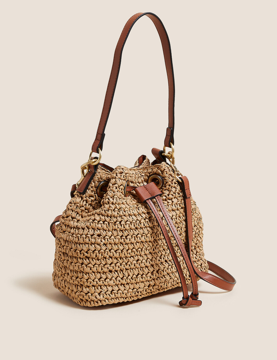 

Соломенная сумка через плечо Duffle Duffle Marks & Spencer