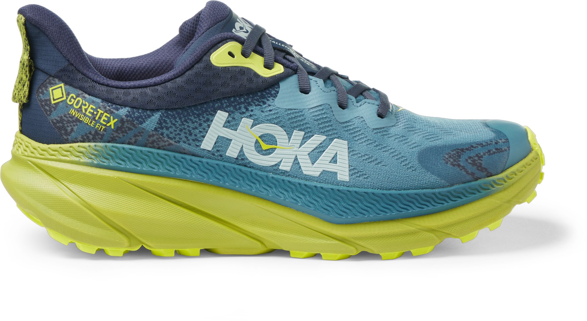 Кроссовки для бега по пересеченной местности Challenger 7 GTX — мужские HOKA, синий кроссовки женские hoka challenger mid gtx