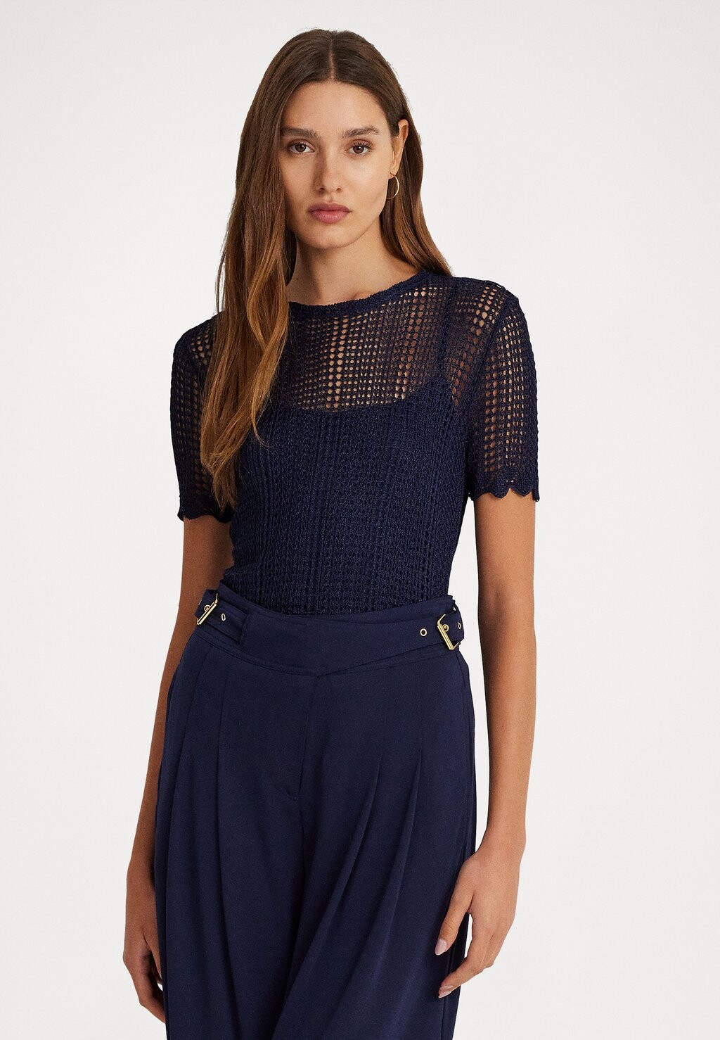 

Базовая футболка Eyelah Short Sleeve Lauren Ralph Lauren, цвет refined navy